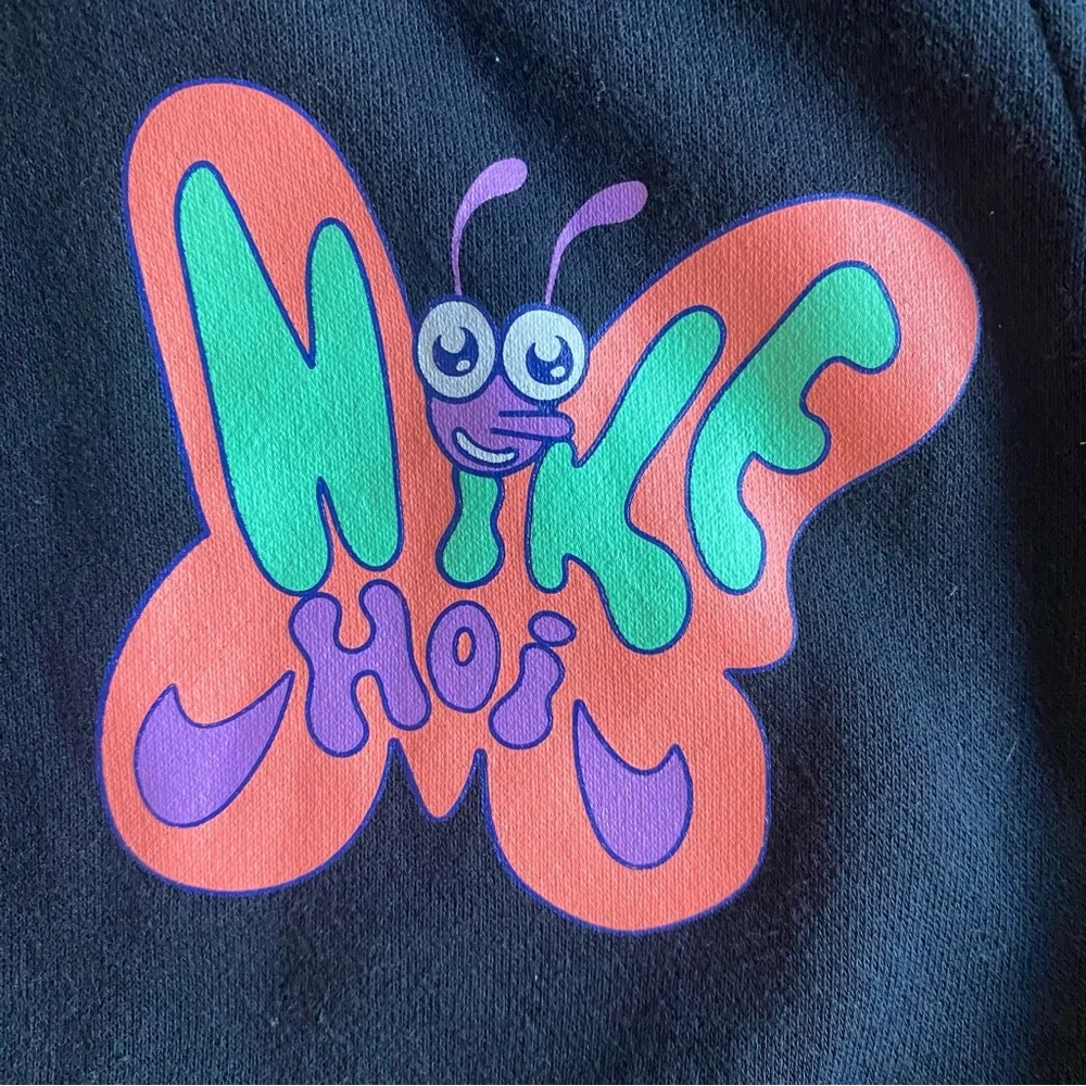 Nike HOI Hoodie Mens M House Of Innovation PAR/002 Butterfly Bugs Sweatshirt Top_8